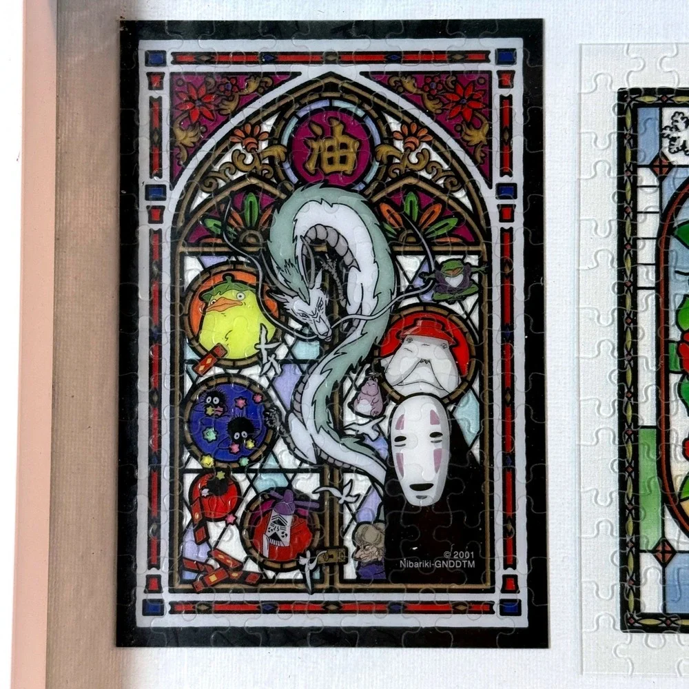 Vintage Studio Ghibli Puzzle‎ Art Spirited Away Totoro Nibariki 2001 Anime Decor